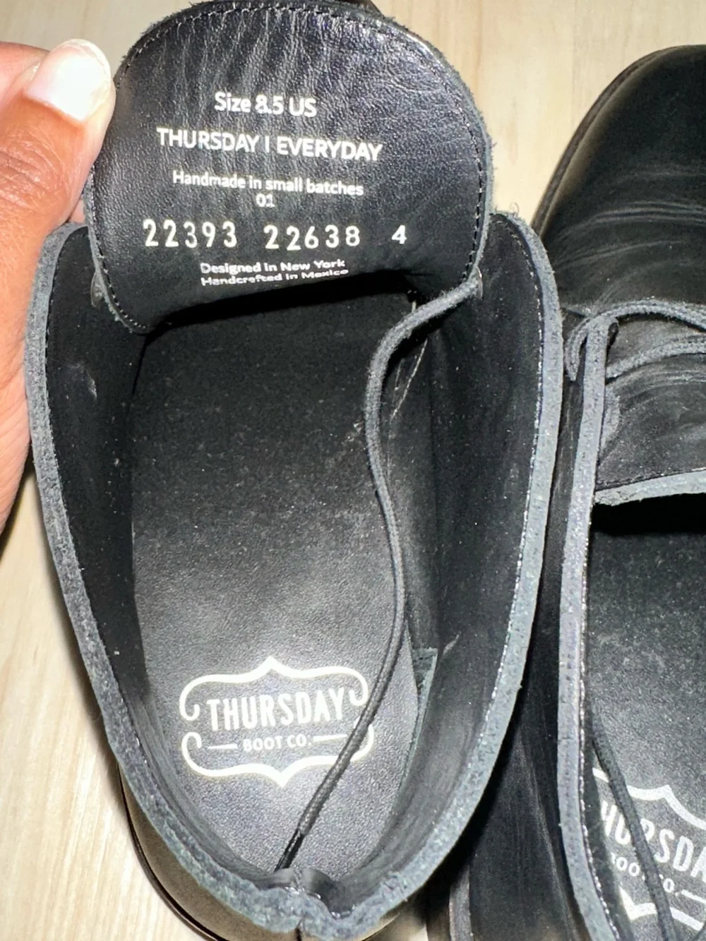 Thursday Boot Company Black Leather Chukka Boots